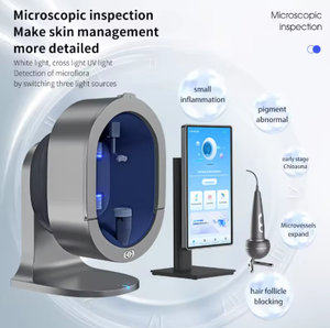 Inteligência 3D Facial Skin Analyzer System Scanner Relatório Máquina Detecção Pele Espelho Mágico Análise Do Couro cabeludo Gerenciamento De Saúde - Product Image 1
