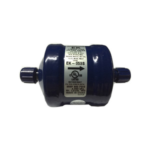 Filtro Secador de Línea de Líquido Emerson EK-053S de 20 Micras para Refrigerantes R12, R134a, R22, R404A, R407C, R410A, R500, R602, R607 - Product Image 1