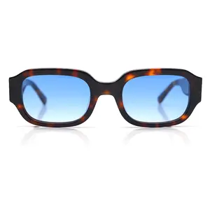 Occhiali da sole di lusso personalizzati OEM donna uomo occhiali da sole polarizzati quadrati fatti a mano in acetato 2023 gafas de sol mujer