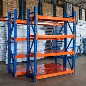 Estante de almacenamiento de acero industrial personalizado, estantería de 5 palés para uso en almacén doméstico, estante de largo alcance, cartón de protección contra la corrosión - Product Image 3