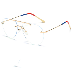 Montura de Gafas sin Aro para Hombre y Mujer, Estilo Punk, Diseño Animal, Metal, para Lentes Graduadas - Product Image 2