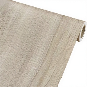 Película Autoadhesiva de PVC Texturizada Moderna con Superficie Esmerilada/Grabada, Grosor Personalizado, Diseño de Grano de Madera para Decoración de Muebles de Cocina - Product Image 3