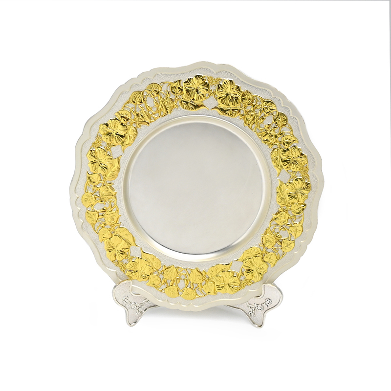 20cm Antique Metal Commemorative Plate Custom