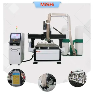 MISHI 자동 ATC CNC 라우터 자동 공급 시스템 1325 4 * 8ft CNC 목재 중첩 자동 가구 만들기 기계