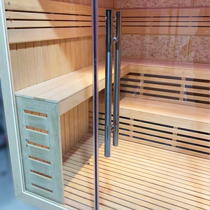 Phòng Xông Hơi Kiểu Truyền Thống 2 Người Suana, Xông Hơi Khô Ngoài Trời Tuyết Tùng Đỏ - Product Image 4