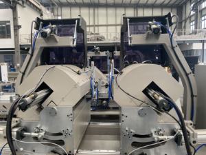 WEIKE CNC автоматический алюминиевый профиль Торцевая пила Cnc с двойной головкой для резки 90 и 45 градусов - Product Image 2