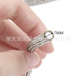 10 <b>Rows</b> Small Rhinestone Drawstring 4Mm Cotton Core Diy Jewelry Accessories For <b>Shoes</b> Clothing Hats Trimming - Product Image 3