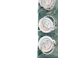 Impression personnalisée, porte-clés NFC en époxy HF 13,56 MHz, étiquette NFC pour augmenter les commentaires Google, carte de visite numérique NFC avec porte-clés
