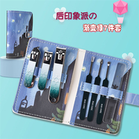 WELLFLYER-Ensemble de manucure et pédicure créatif, outil d'élimination des callosités, kit de soins de beauté personnels, 6 pièces, MS-1129