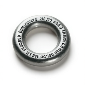 Perno de ojo galvanizado DIN 582 C15e de acero con certificación CE para elevación y anclaje - Product Image 2