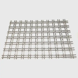 Food-Grade 0.5*1m 1.5*2m 2*2.5m 2*3m Stainless Steel Crimped Wire <strong>Mesh</strong> for Mining or Roast - Product Image 2