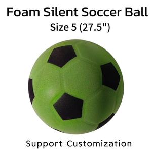 ลูกฟุตบอลไซส์ 5 รุ่น <span class=keywords><strong>Elite</strong></span> เงียบพิเศษ ขนาด 8 นิ้ว (27.5 นิ้ว) โฟม PU ฟองน้ำความหนาแน่นสูง ปลอดภัย เสียงดังน้อย เด้งได้ดี ทนทาน สำหรับ OEM - Product Image 1