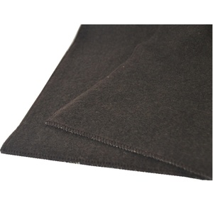 BLEU PHOENIX brun jeter couverture 40% laine 15% coton 45% polyester marron solide épais lourd secours des réfugiés sauvetage anxiété - Product Image 5