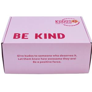 Enveloppe ondulée couleur rose boîte d'emballage cosmétique recyclable grande boîte d'expédition de cadeaux de vêtements avec logo - Product Image 4