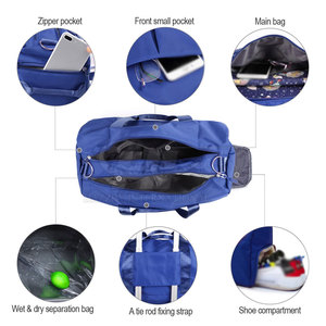 Fabricante de Pakistán, Bolsas Deportivas de Viaje de Nailon de Alta Calidad 2026, 30-40L, con Cierre de Cremallera, Servicio Personalizado OEM Disponible - Product Image 3
