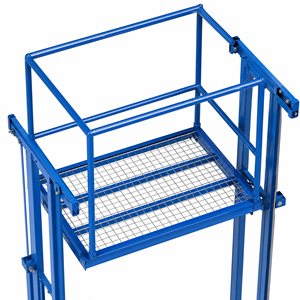 Échafaudage électrique compact de 3 m, capacité de levage de 500 kg, plateforme de 130 x 80 cm, 1,6 kW, 220 V, échafaudage mobile à deux sections pour la décoration intérieure - Product Image 4