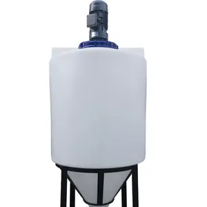 200L polyethylene mixing tank plastic chemical storage tank with agitator