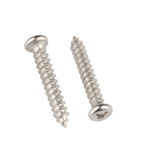 Din7981 acier au carbone zingué filetage grossier tête cylindrique vis à béton bois auto-perçage vis taraudeuse - Product Image 2