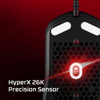 HyperX Pulsefire Haste 2 Ratón para juegos con cable 26000 DPI RGB Ratón para juegos con cable Ratón para juegos ultraligero