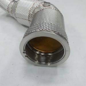 ท่อดาวน์ไปป์สำหรับ Audi RS6/RS7 C8 4.0T  พร้อมแผ่นกันความร้อนประสิทธิภาพสูง ท่อดาวน์ไปป์แบบ 300 เซลล์ - Product Image 6