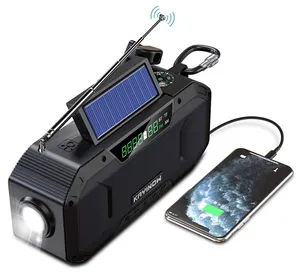 Home radio Outdoor Solar Powered Wireless Speaker torch light multi BT Speaker With FM Radio Flashlight TF Card
