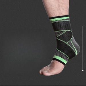 Huyo Adjustable <b>Ankle</b> <b>Support</b> Compression <b>Ankle</b> <b>Brace</b> Nylon Knitted Gym Bandage <b>Ankle</b> Strap OEM - Product Image 5