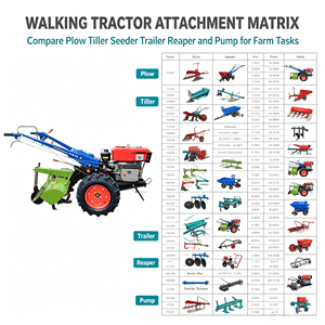 Tracteur à deux roues de 8 à 32 CV avec semoir, facile à utiliser pour la plantation de légumes et le désherbage des champs - Product Image 5