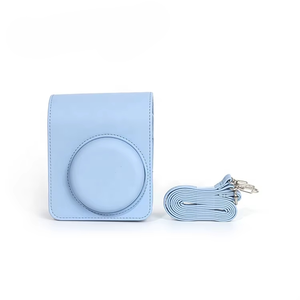 Bolso de cuero para cámara instantánea Instax Mini 13, a prueba de polvo, mini bolso de viaje individual con correa para el hombro, bolso cruzado para cámara. - Product Image 5