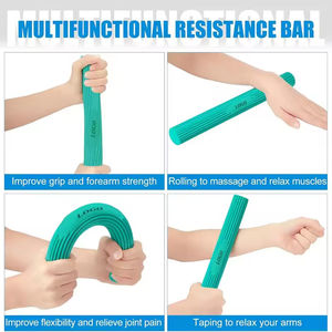 BunnyHi YJB001 TPE Barra de torsión <span class=keywords><strong>Yoga</strong></span> Fitness Multifuncional Rehabilitación Barra de resistencia Masaje Músculo Meridiano Barra elástica - Product Image 3