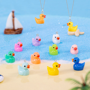 Mini Ornements en Résine Canard, Figurines Micro-Paysage, Petits Canards Jaunes, Artisanat en Résine à Suspendre pour <span class=keywords><strong>Jardin</strong></span> Féerique et Décoration Intérieure - Product Image 4