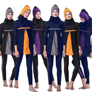 Maiô islâmico para mulheres, roupa de praia hijab para natação, oem 2021, cobertura completa