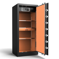 ChenGuang CW4-156 150cm Stahl Elektronischer Digitaler Schlüsselsafe für Zuhause & Büro Geld- und Schmuckaufbewahrung (Schwarz Gold)