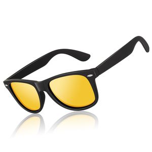 Lunettes de soleil polarisées pour hommes, lunettes de soleil de conduite, style rétro des années 80, design carré - Product Image 1