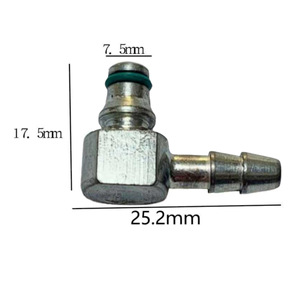 Conector Tipo L para Inyector de Combustible Tie Ertong, para Tubería de Retorno de Aceite de General Motors, 8mm, TRT002 - Product Image 2