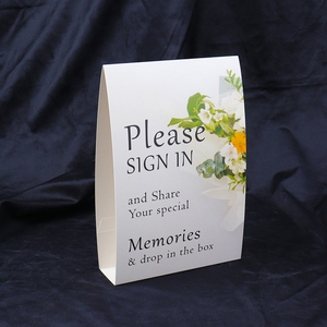 In Loving Memorials Books Custom Printing <strong>Funeral</strong> Guest Sign Book Sets with <strong>Memory</strong> Table <strong>Card</strong> Sign and Box - Product Image 3
