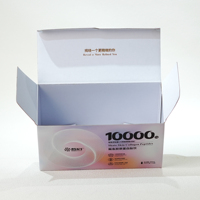 Boîte d'emballage pliable en carton ondulé recyclable pour boissons bien-être et livraison de compléments alimentaires, fabrication directe OEM