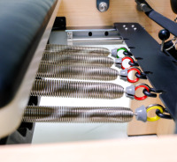 Maple 3-en-1 Pilates Reformer Commercial Cadillac Pilates Reformer Qualité Studio Combo Chaise Cadillac