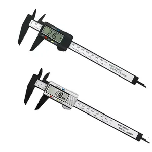 높은 품질 0-150mm 6 인치 디지털 버니어 캘리퍼스 측정 LCD 전자 게이지 측정 악기 마이크로 미터 캘리퍼스