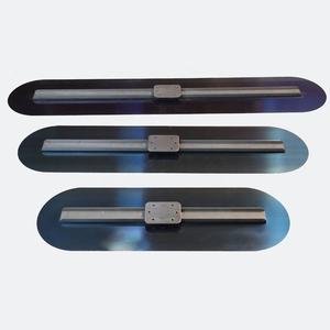 Alat tangan pisau apung beton biru dengan tongkat Glider ujung bulat baja biru yang besar-pisau sekop Fresno - Product Image 1