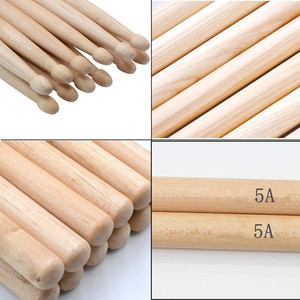 Baquetas personalizadas 5A 5B 7A con punta de madera de arce y nogal, accesorio <span class=keywords><strong>para</strong></span> instrumentos musicales, bolsa incluida - Product Image 3
