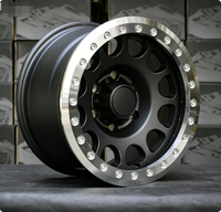 Jantes tout-terrain JUWA en alliage chromé 16-17 pouces, véritables Beadlock, 5x127/6x139.7, jantes forgées pour Jeep Patrol Y61Y60