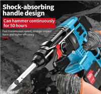 Marteau perforateur rotatif professionnel 24V de qualité industrielle SDS Plus rechargeable à batterie