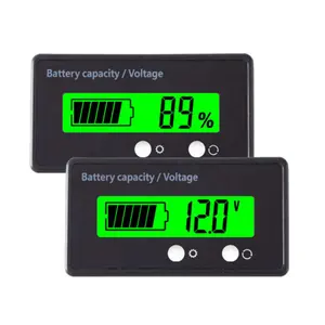 12-84V Blei-Säure-Lithium-Batterie Kapazitäts anzeige Auto Motorrad Digital Voltmeter Spannungs prüfgerät Messgerät Werkzeug