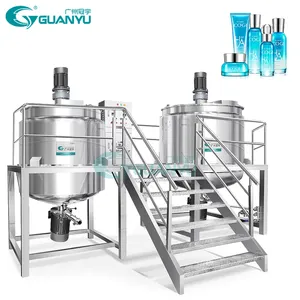 100-5000l mesin pembuat sabun cair jalur produksi deterjen cair mesin pencampur Pancuran sampo dengan sekugenizer geser tinggi