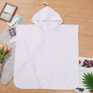 RubySub White Serviette <span class=keywords><strong>de</strong></span> <span class=keywords><strong>bain</strong></span> pour enfants Capuche châle à séchage rapide pour la <span class=keywords><strong>plage</strong></span> en plein air <span class=keywords><strong>Cape</strong></span> <span class=keywords><strong>de</strong></span> <span class=keywords><strong>bain</strong></span> absorbante pour bébé - Product Image 2