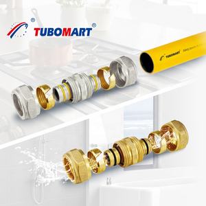 Conector de Compresión de Latón TUBOMART, Fabricante OEM, Accesorio de Compresión para Tubería PEX AL PEX - Product Image 2