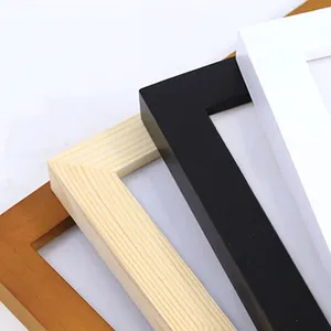 定制全黑白木3厘米5厘米深8x8 8x10 10x 10 12x 12英寸A3 A4 3D阴影盒相框墙艺术3D相框