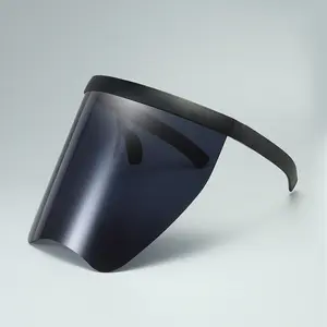 XXL Übergroße Voll gesichts linse UV400 Super Long Lens Face Shield Visier Sonnenbrille Für Gesichts schutz