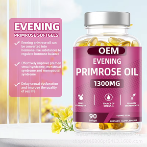 Huile d'<span class=keywords><strong>onagre</strong></span> en marque blanche OEM 1300mg 90 gélules souples Supplément Oméga 6 haute concentration - Product Image 2