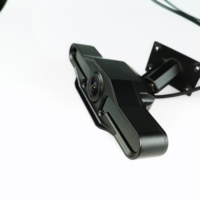 Caméra double AHD économique pour véhicule, résolution 960P, lumières IR, fonction audio pour la surveillance des véhicules lourds